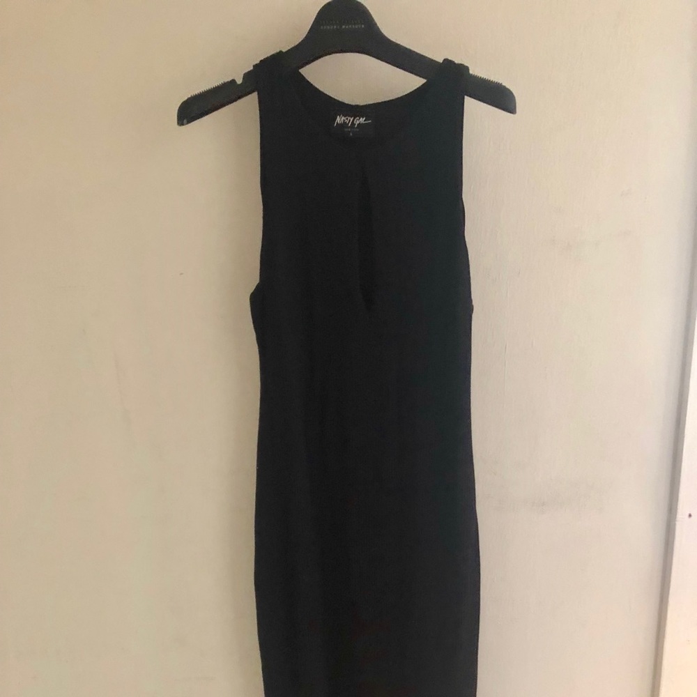 Long Super Comfortable Tight Black Dress!